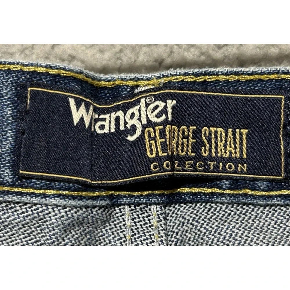 Wrangler George Strait Mens 35x32 13MGSHD Cowboy‎ Cut Rodeo Denim Jeans EUC